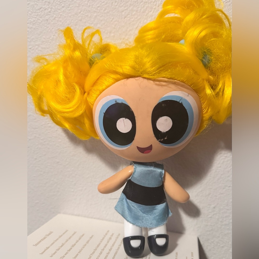 Powerpuff Girls Doll Bubbles Blonde 6" Deluxe Cartoon Network Jointed